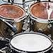 18Pieces Eison Drum Damper Gel Pads Silicone Drum Dampeners Drum Silencers for Drums Tone Control- Clear