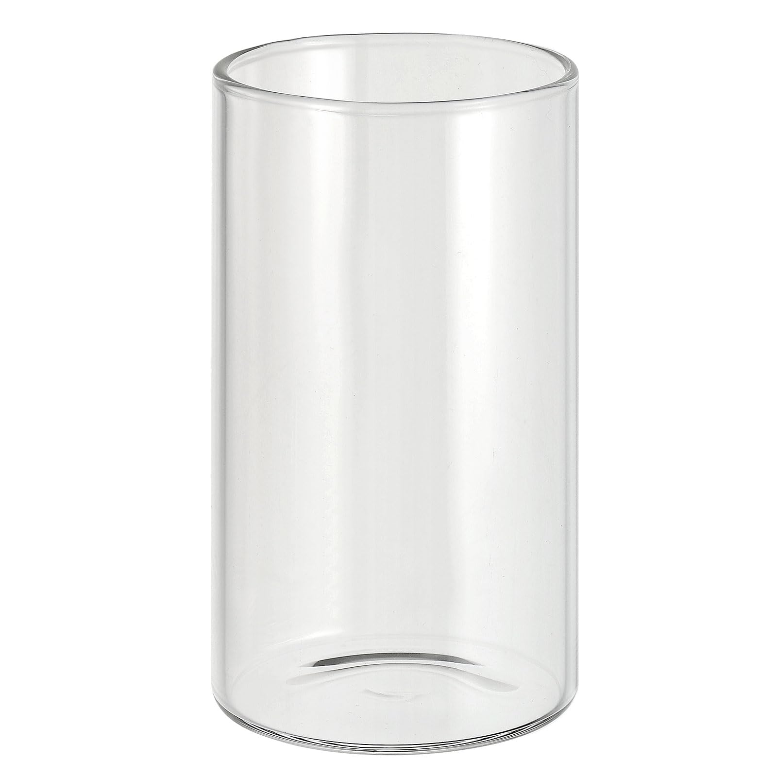 PATIKIL Clear Glass Cylinder Vase, 3.9" Tall and 2.2" Dia Tabletop Flowers Vase Floating Candle Holder Vase for Home Decor Wedding Centerpieces(6.8oz)