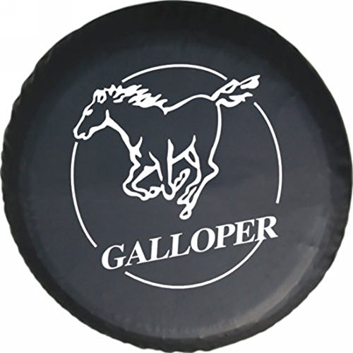 Bevis David Spare Wheel Tire Cover 30"-31" Heavy Denim Vinyl Leather GALLOPER For Kia Ford Mitsubishi Nissan Jimny