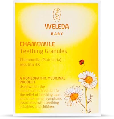 Weleda Chamomilla 3X Granules 60 g Baby Teething & Colic Relief