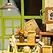 ROBOTIME Dollhouse DIY Kit Miniature Studio with Light DIY House Toy Gifts for Adults and Teens