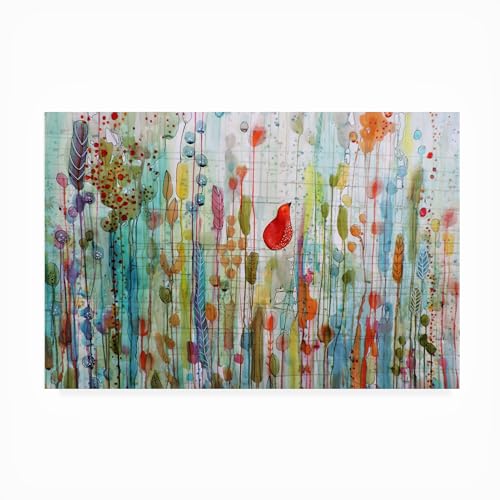 Trademark Fine Art Outdoor Canvas Art - Sylvie Demers 'Une Ame Dans Le Jardin'…
