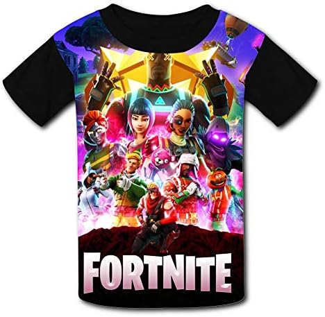 Kids T-Shirts Cool Fortni-te Game Youth 3D Printed Short Sleeve Boys' T shirt Tees