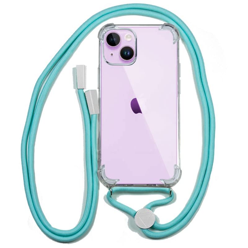Cool Case for iPhone 14 Lanyard Mint