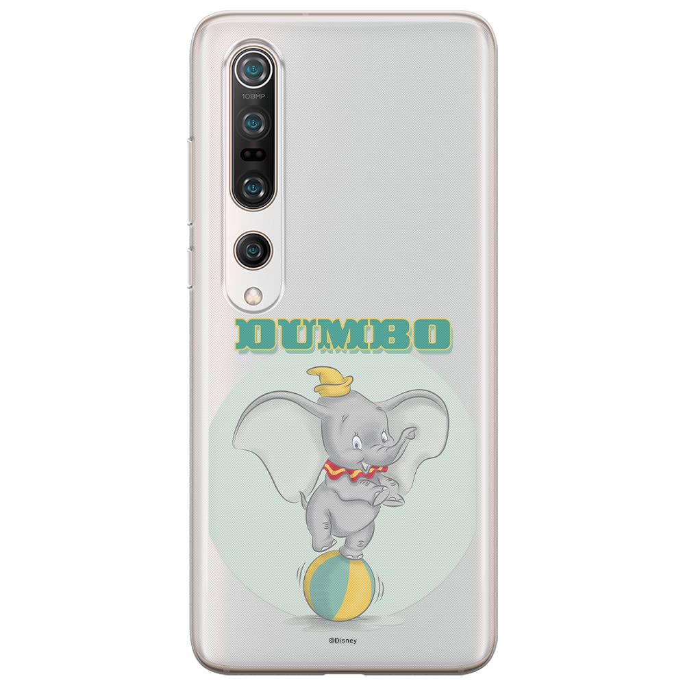 ERT GROUP mobile phone case for Xiaomi MI 10 / MI 10 PRO original and officially Licensed Disney pattern Dumbo 006 optimally adapted to the shape of the mobile phone, partially transparent