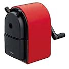 Uni KH-20 Hand Crank Wooden Pencil Sharpener - Red (japan import)