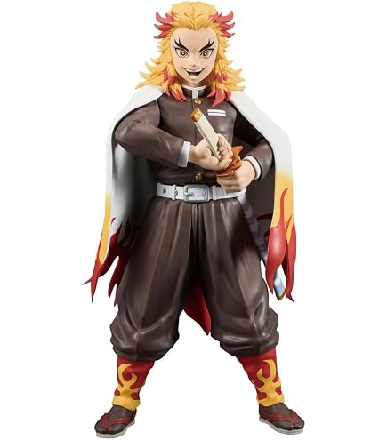 Demon Slayer – Figurine Rengoku Kyoujurou Buste + Épée 15 Cm (PVC) – Collection Figurine Demon Slayer 15cm