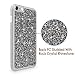 iPhone 6 / 6S Case, Cellularvilla [Slim Fit] Luxury Bling Jewel Rock Crystal Rhinestone Diamond Case [Shockproof] Dual Layer Protective Cover for Apple iPhone 6 / iPhone 6S 4.7 inch (Grey Silver)