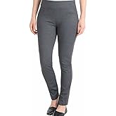 Dalia Women's Pull-On Ponte Pant with Built-in Tummy Control Panel