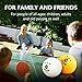 Yan&Dan - Ping Pong Paddle Set | 4 Table Tennis Rackets | 8 Professional Balls with Portable Case | Excellent Grip, Speed and Spin | Soft Rubber Material | Recreational Bundled Set | Indoor & Outdoor