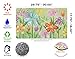 Toland Home Garden 800008 Spring Blooms Spring Door Mat 18x30 Inch Flower Outdoor Doormat for Entryway Indoor Entrance