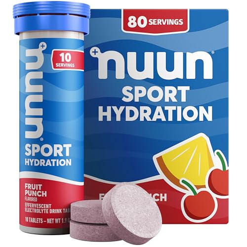 Nuun Sport Electrolyte Tablets Fruit Punch Flavor