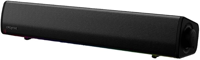 Sound Blaster GS3 Kompakte Gaming-Soundbar mit RGB- und SuperWide-Technologie, Stromversorgung über USB, Bluetooth 5.4, Kopfhörerausgang, für PC und Mac