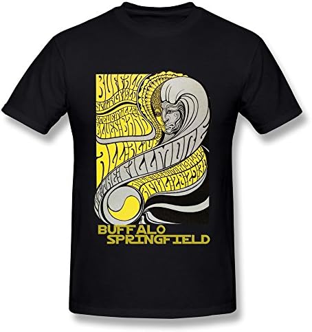 HUIMIN Men's Buffalo Springfield T-shirt L