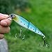 YONGZHI Fishing Lures Multi-Jointed Wobbler Crankbait Minnow and Popper VIB Top-Water Lure with Treble Hooks for Bass Trout Walleye Freshwater Saltwater Swimbaits