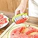 Fruit Slicer, Doinshop Creative Watermelon Slicer Ice Cream Popsicle Shape Melon Cutter Mold Tool (Green)