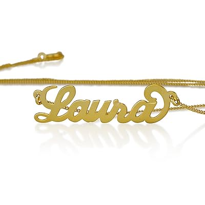 Buy 10k Gold Personalized Name Necklace 