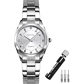 SKMEI Watches for Women Ladies Female Fashion Waterproof Dress Business Stainless Luxury Classic Analog Quartz Simple Wife Girls Gifts Gold Wrist Watch