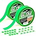 Glow in The Dark Tape - Premium Pack 2 Rolls of UV Glow in The Dark Tape with 30 Fluorescent Stars and 30 Dots Stickers for Home Decor Wall Ceiling Stairs Stage Party Halloween Decorations