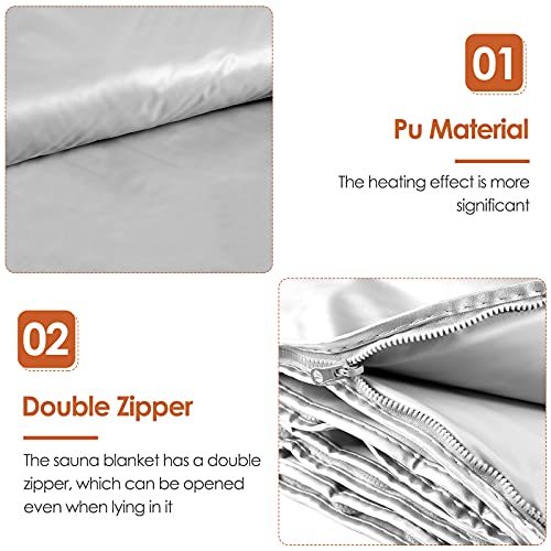 O hUkOeR FarInfrared (FIR) Sauna Blanket,Weight Loss Body Shaper Professional Detox Therapy