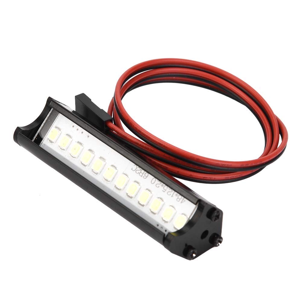 Dilwe RC Car LED Light Bar, 55mm Crawler LED Light Bar LEDs Lamp Accessory Compatible with 90046 90048 SCX10 1:10 RC Car