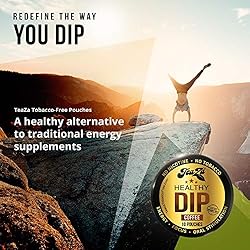 TeaZA Herbal Dip Coffee Pouches -Nicotine