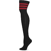 Leotruny Thigh High Socks for Women: Suitable for Cosplay Daily Wear - Cotton Knee High Socks