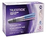 Ovulation & Pregnancy Test, Fertility Test Combo, 50 Ovulation & 20 Pregnancy Strips, Early Detection & 99.9% Accurate, By TrueStick