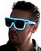 Neon Nightlife Tinted Single Lens Tron Style Light Up Glasses