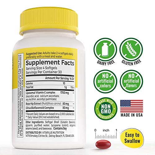 Nature's Passion Liposomal Vitamin C 1700mg Liposomal VIT C Immune