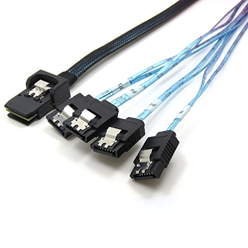 Buy CableDeconn Internal Mini SAS 36Pin (SFF8087) Male to 4 SATA 7Pin