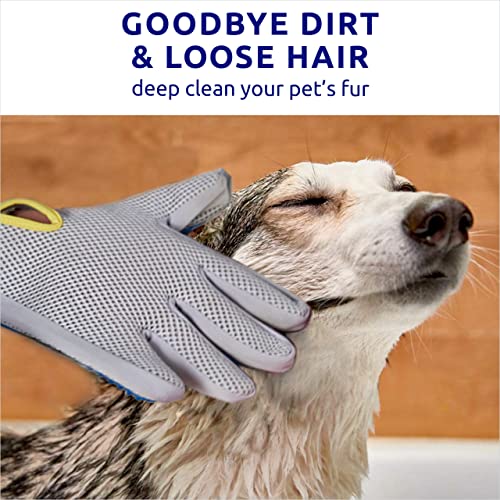 Pat Your Pet Grooming Gloves Dog Brush for Shedding & Hair Removal