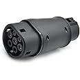 KHONS EV Charger Connector Type 1 to Type 2 Adapter Electric Vehicle Charging Adapter (SAE j1772 to IEC62196)