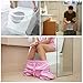 Toilet Seat Covers Disposable Potty Training Seat Covers Waterproof & Non-Slip Individually Wrapped 10 Counts Universal Size for Adults, Kids & Toddler