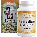 Bio Nutrition Inc White Mulberry Leaf Extract - 1000 mg - 60 Veg Capsules
