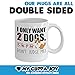 LittleCreations Dog Lover Gift - I Only Want 2 Dogs Don't Judge Me Mug - 11OZ White Ceramic Teacup Novelty Cup for Him/Her Puppy Novelty Present …