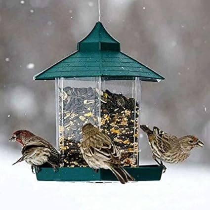 Dlh Bird Feeder Wild Balcony Bird Feeder Outdoor Waterproof