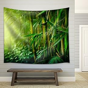 Bamboo - Fabric Wall Tapestry Home Decor - 51x60 inches