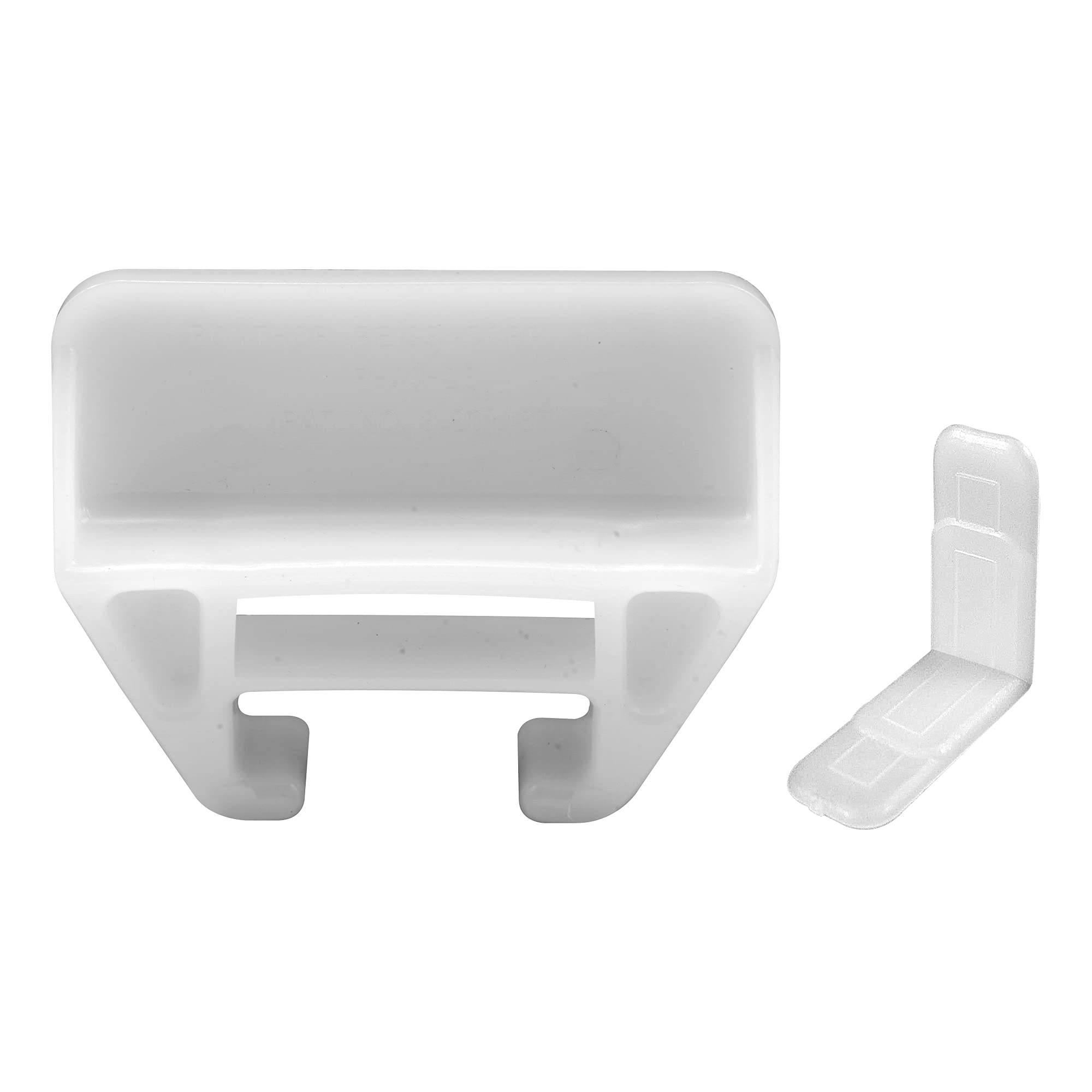 Slide-Co 221376 Drawer Track Guide and Glides, White