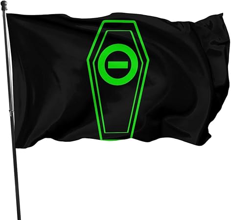 Amazon Com Allan Li Classic Type O Negative Banner Flag Outdoors