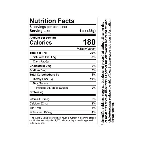 AZNUT Raw Hazelnuts Natural Non-GMO, Premium Quality, Gluten-free, Kosher Resealable Bag Snack&Joy sweet crunchy taste, Healthy Snack (8 oz) - Thumbnail 4