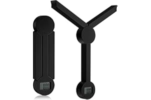 Folding Digital Kitchen Scale, Beewin Highly Accurate Compact Portable Food Scale with LCD Display, Auto Power Off and Tare Features, for Measuring Intake of Healthy Eating People (Black)