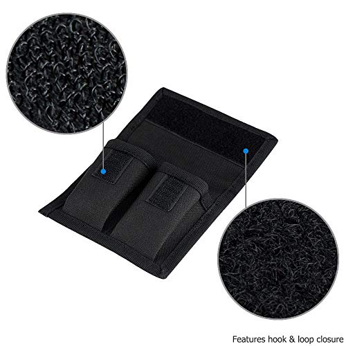 Camera Battery Pouch Holder Case for 2 PCS Sony NPF550 NPFW50 NP