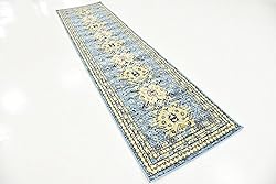Unique Loom Taftan Collection Border Geometric
