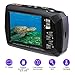 Ivation 20MP Underwater Waterproof Shockproof Digital Camera & Video Camera w/Dual Full-Color LCD Displays – Fully Submersible Up to 10 Feet (Purple)