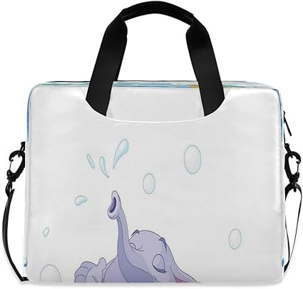 Amazon Lubataga 15 6インチ パソコン スリーブ バッグ 象はアヒルの水ゲーム野生動物のテーマで流域で泡風呂を取ります ノート パソコン ケース Pcバッグ ラップトップ 通勤 通学 ビジネス ショルダーバッグ Pcケース 多機能 手提げカバン Lubataga Pcバッグ