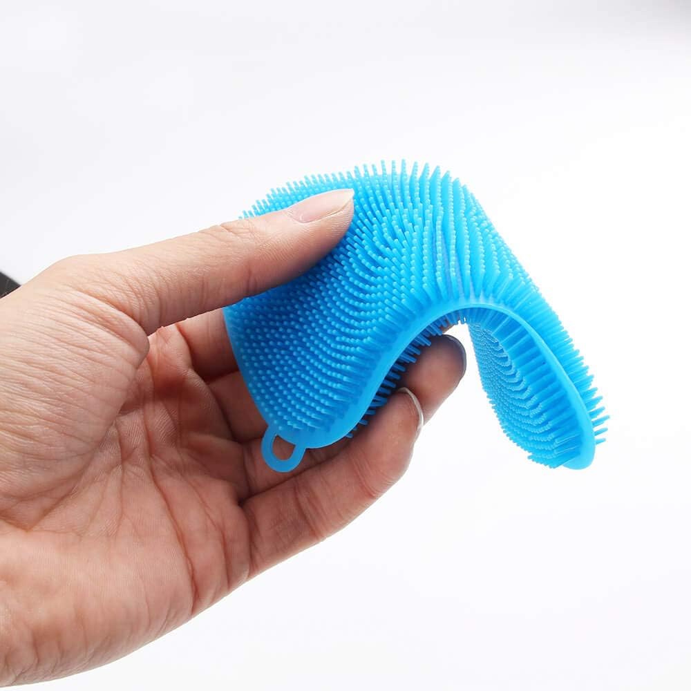 Silicone Sponge Dish Washing Kitchen Scrubber - Magic Food-Grade Dishes Multipurpose Better Sponges Non Stick Cleaning Smart Kitchen Gadgets Brush Accessories: Kitchen & Dining