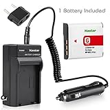 Kastar New Battery+Charger for Sony CyberShot DSC-W120 DSC-W130 NP-FG1 DSC-W230 DSC-N2