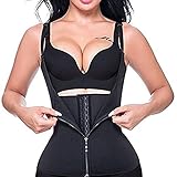 FOMANSH Waist Trainer Corset Vest Women Body Shaper Tummy Control Body Slimmer for Weight Loss