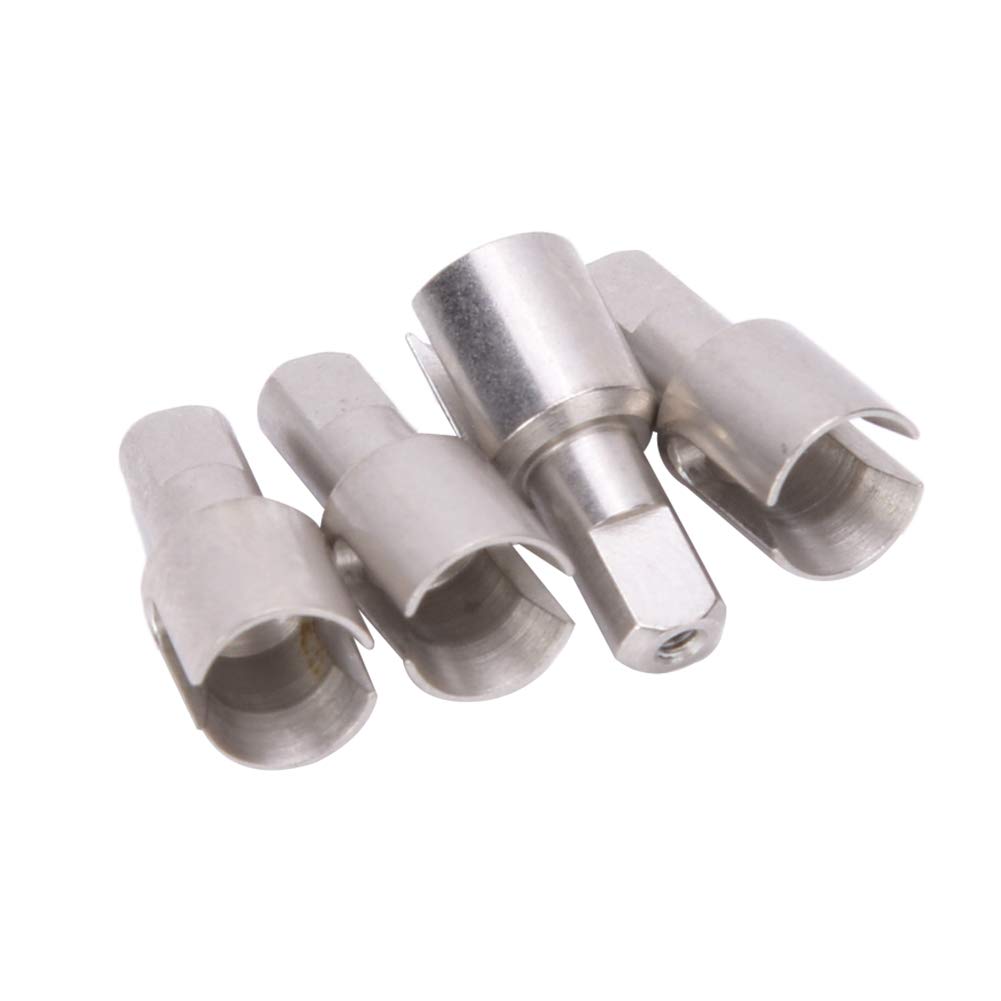 RC Differential Cups, 4Pcs 1:14 Scale Metal Remote Control Vehicle Differential Cups RC Truck Spare Parts for WLtoys 144001 1/14 RC Accessories Replacement (Metal)